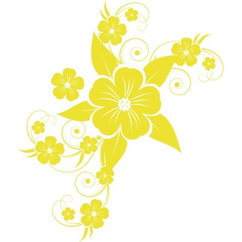 Arta florilor - Sticker Decorativ - Lemon - 110 x 130 cm Arta florilor - Sticker Decorativ - Lemon - 110 x 130 cm