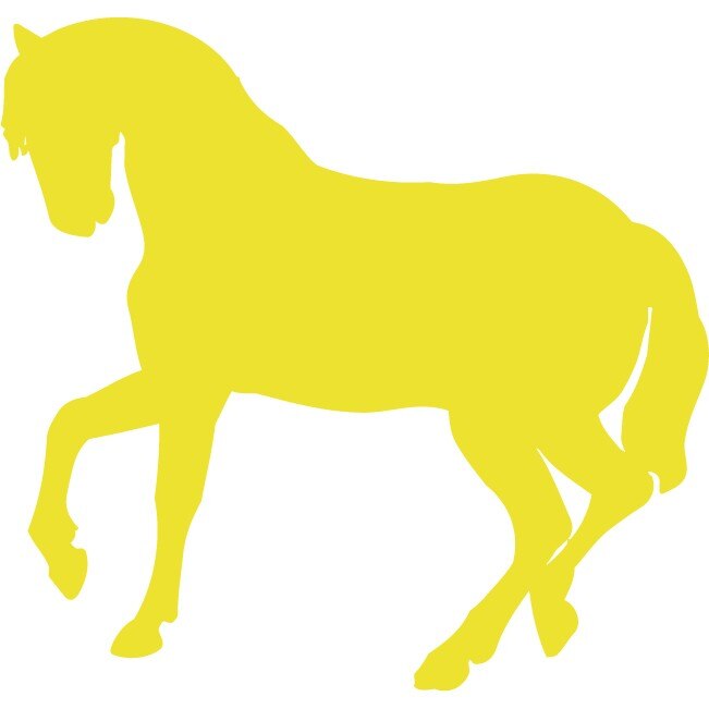 Calul - Sticker Decorativ - Lemon - 115 x 110 cm