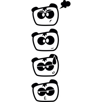 Sticker auto - Dispozitii 1 (pachet) - Negru - 4buc 10x8 cm Sticker auto - Dispozitii 1 (pachet) - Negru - 4buc 10x8 cm