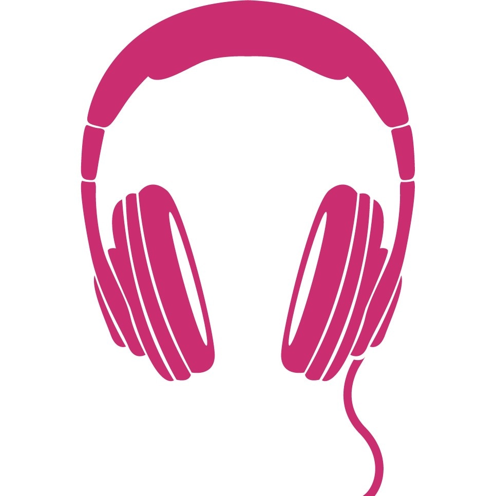 Sticker auto - Casti - Magenta - 25x37 cm