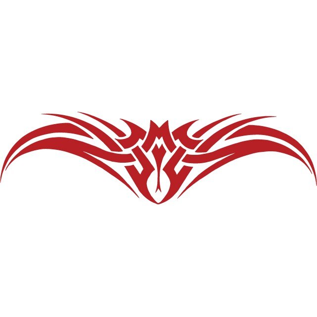 Tribal - Sticker Decorativ - Rosu Cardinal - 135 x 39 cm