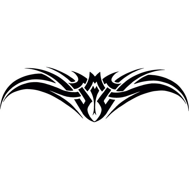 Tribal - Sticker Decorativ - Negru - 135 x 39 cm