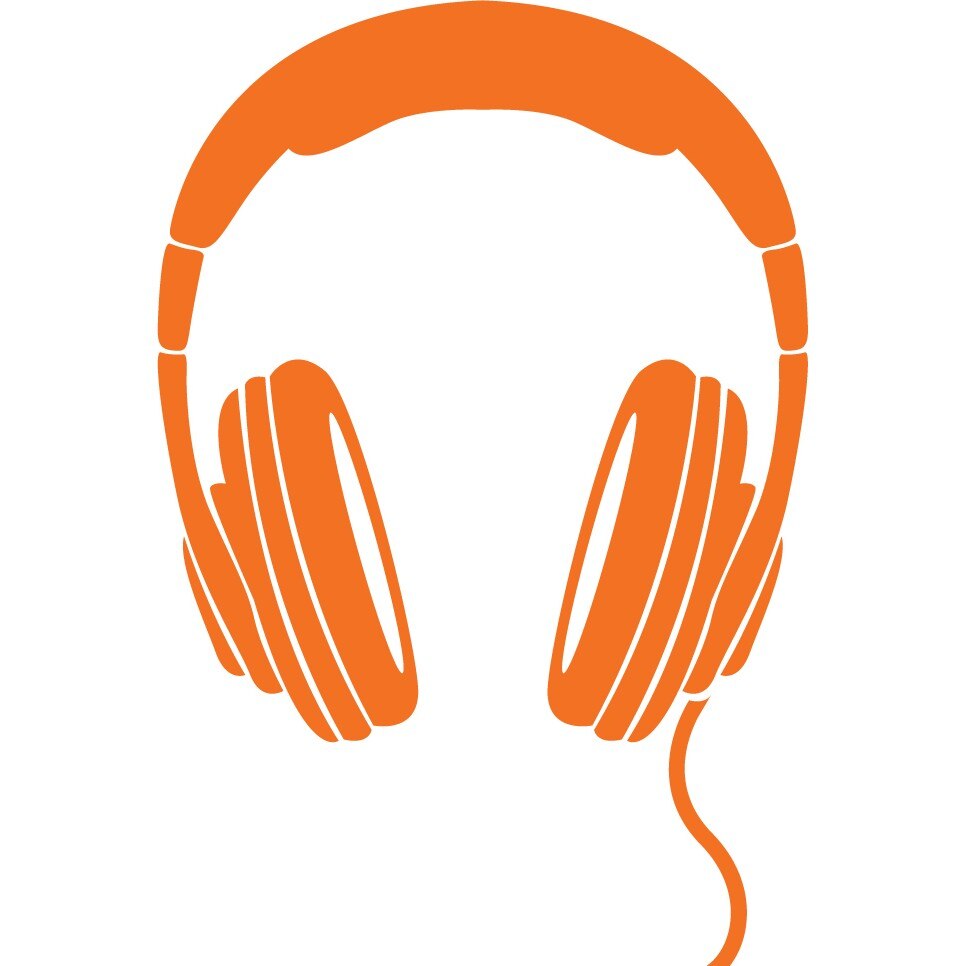 Sticker auto - Casti - Portocaliu - 25x37 cm