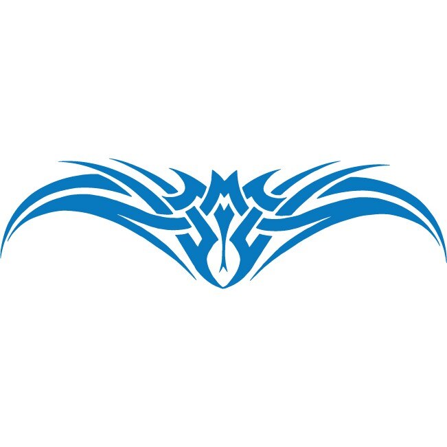 Tribal - Sticker Decorativ - Albastru - 135 x 39 cm