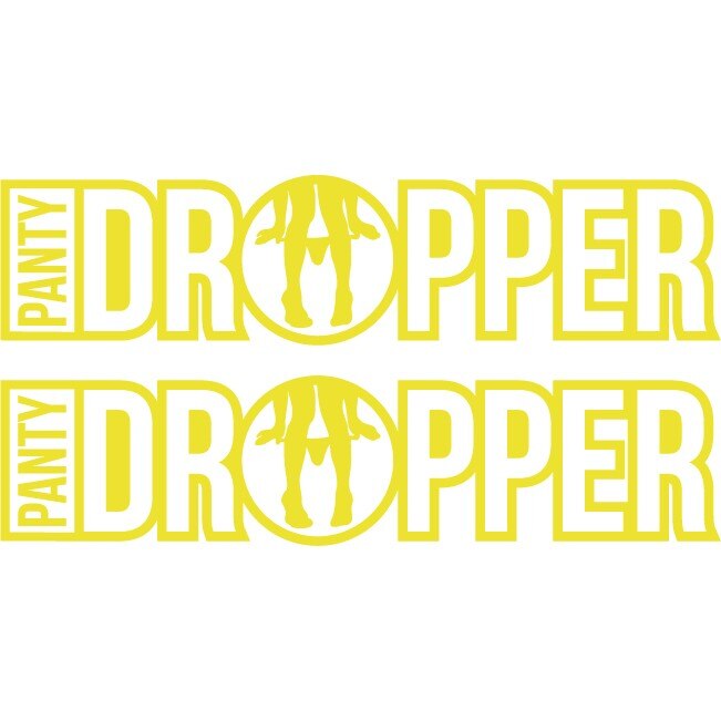 Sticker auto - Panty Dropper - Lemon - 2buc 25x6 cm