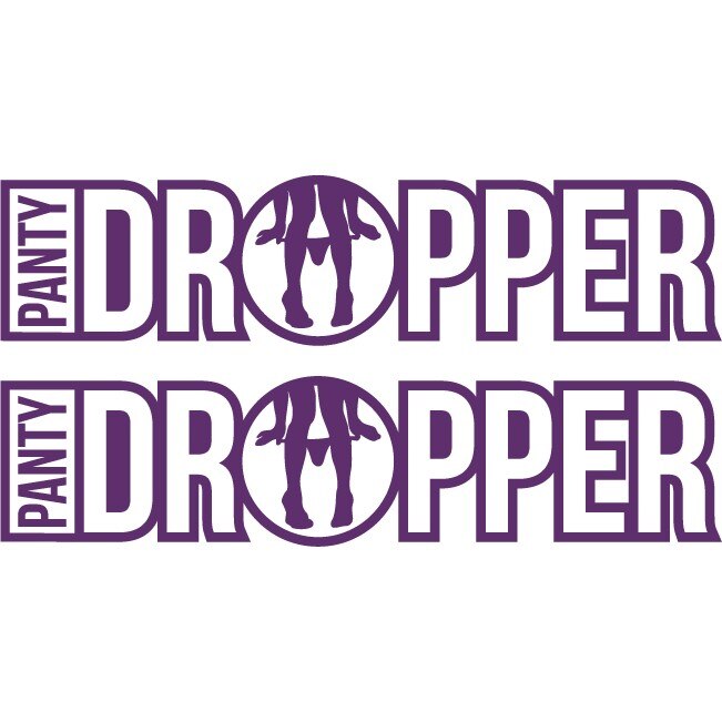 Sticker auto - Panty Dropper - Indigo - 2buc 25x6 cm