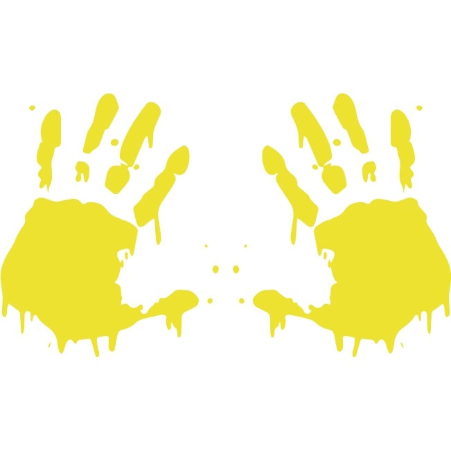 Sticker auto - Palme - Lemon - 2buc 15x18 cm