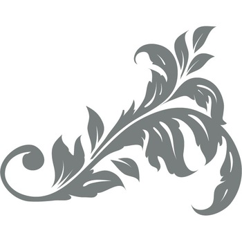 Frunza - Sticker Decorativ - Gri Metal - 140 x 110 cm Frunza - Sticker Decorativ - Gri Metal - 140 x 110 cm