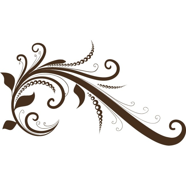 Planta moderna cu stil - Sticker Decorativ - Choco - 120 x 68 cm