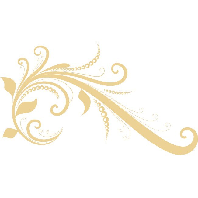 Planta moderna cu stil - Sticker Decorativ - Bej - 160 x 91 cm