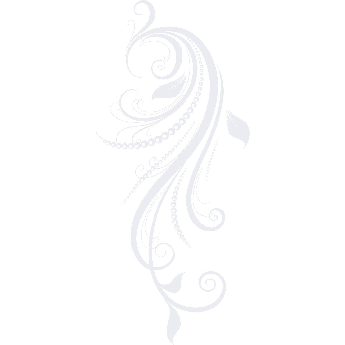 O creatie abstracta pentru casa Dumneavoastra - Sticker Decorativ - Alb polar - 190 x 85 cm