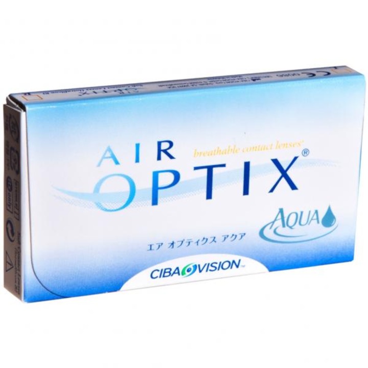 Комплект контактни лещи Air Optix -6.00, Едномесечни, 6 броя