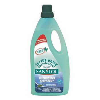 Solutie dezinfectant pardoseli Sanytol cu parfum de eucalipt 5l Solutie dezinfectant pardoseli Sanytol cu parfum de eucalipt 5l