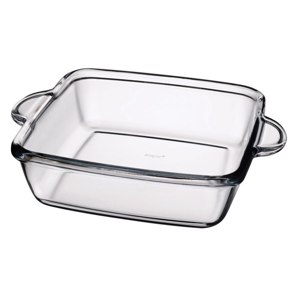 Tava patrata termorezistenta cu maner Borcam