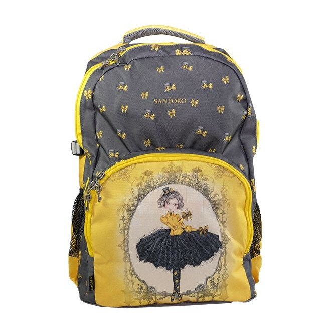 Ghiozdan soft cu baza rigida Mirabelle Marionette, 33 x 22 x 45 cm
