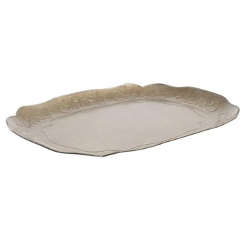 Platou Imperial auriu Inart Grecia din plastic 50 cm Platou Imperial auriu Inart Grecia din plastic 50 cm