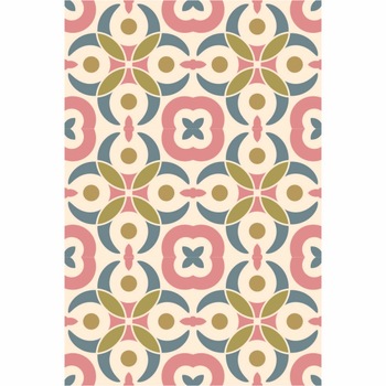 Set stickere autocolante faianta decorativa 20cm x 30cm model retro multicolor 3 Set stickere autocolante faianta decorativa 20cm x 30cm model retro multicolor 3