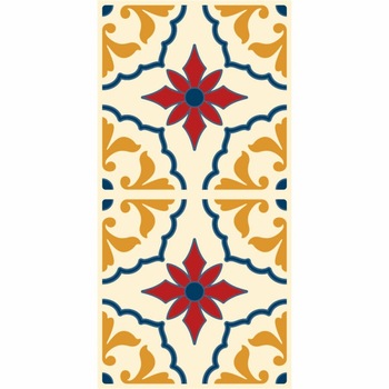 Set stickere autocolante faianta decorativa 20cm x 40cm model roman galben Set stickere autocolante faianta decorativa 20cm x 40cm model roman galben
