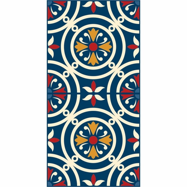 Set stickere autocolante faianta decorativa 20cm x 40cm model multicolor deco 3