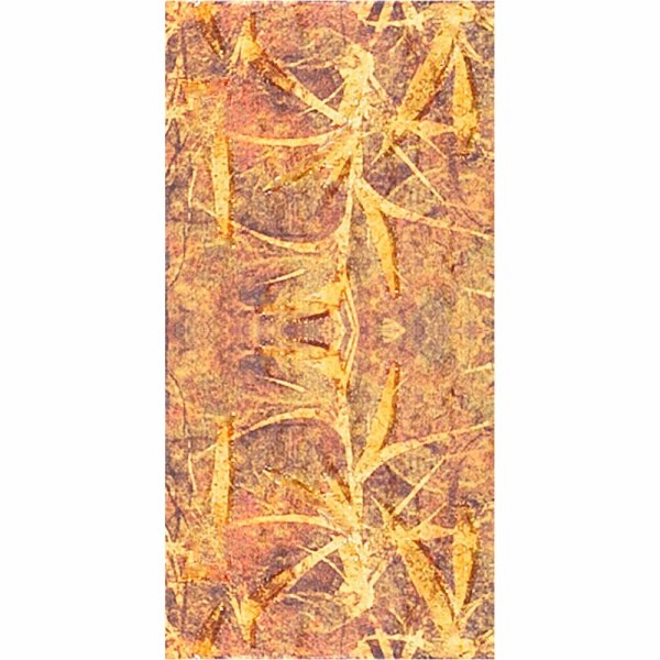 Set stickere autocolante faianta decorativa 20cm x 40cm model natura galben