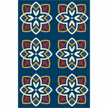 Set stickere autocolante faianta decorativa 20cm x 30cm model multicolor deco 5 Set stickere autocolante faianta decorativa 20cm x 30cm model multicolor deco 5