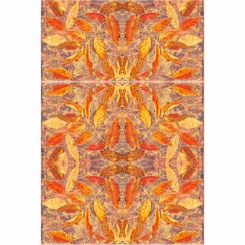 Set stickere autocolante faianta decorativa 20cm x 30cm model frunze portocalii Set stickere autocolante faianta decorativa 20cm x 30cm model frunze portocalii