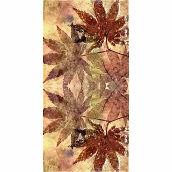 Set stickere autocolante faianta decorativa 20cm x 40cm model frunze nuante de maro Set stickere autocolante faianta decorativa 20cm x 40cm model frunze nuante de maro