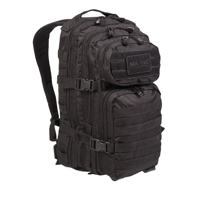 Mil-Tec US Assault túra hátizsák, 20 L, Fekete