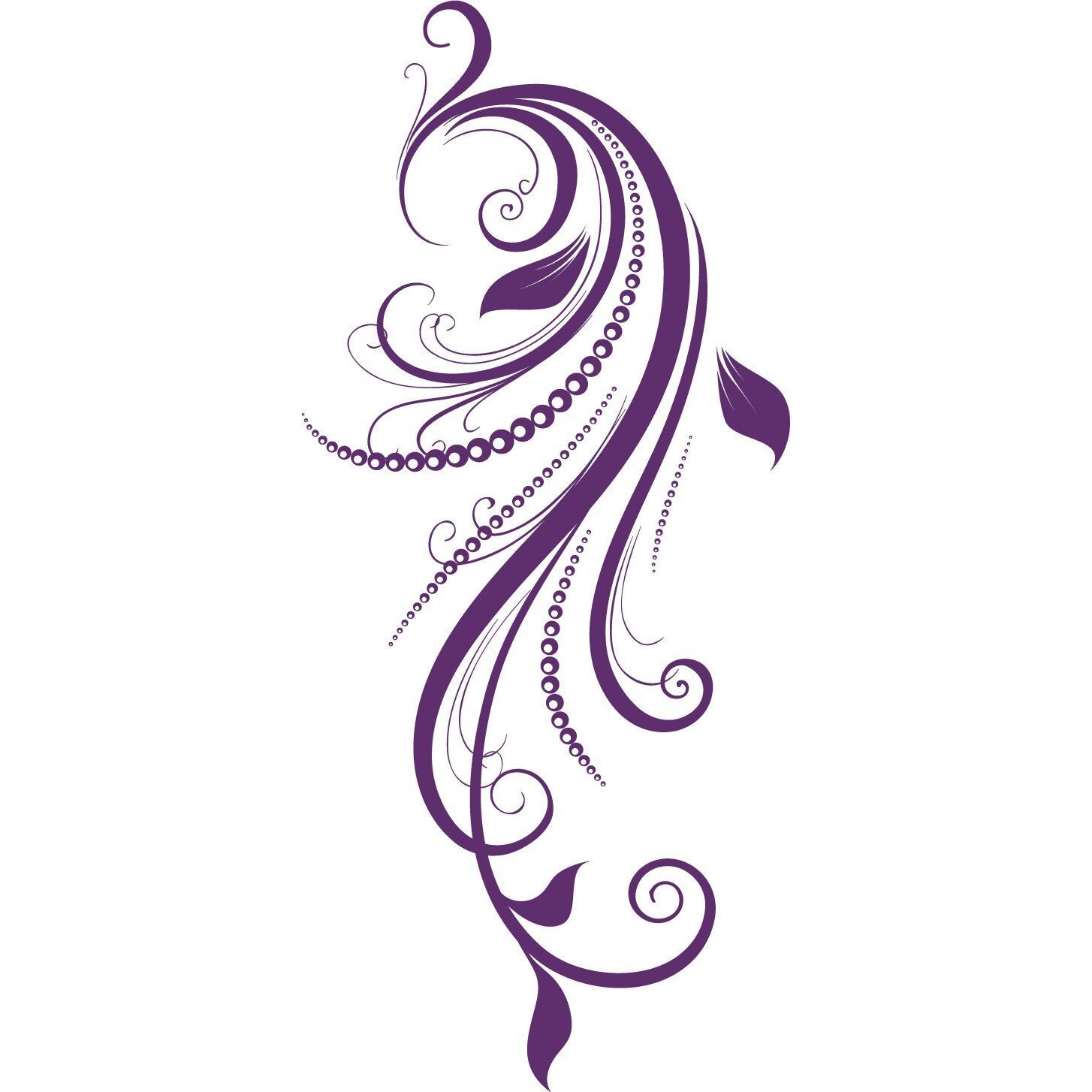 O creatie abstracta pentru casa Dumneavoastra - Sticker Decorativ - Indigo - 143 x 64 cm