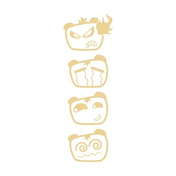 Sticker auto - Dispozitii 4 (pachet) - Bej - 4buc 10x8 cm Sticker auto - Dispozitii 4 (pachet) - Bej - 4buc 10x8 cm