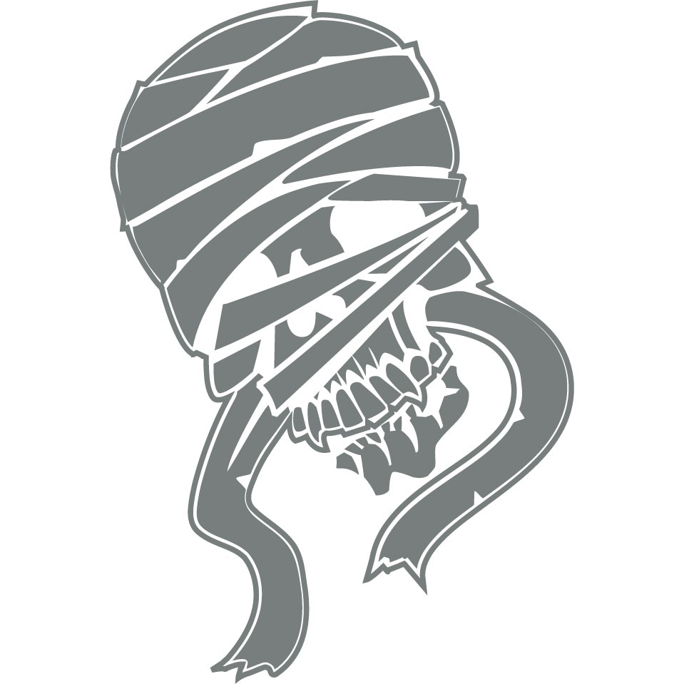 Mumia - Sticker Decorativ - Gri Metal - 75 x 111 cm