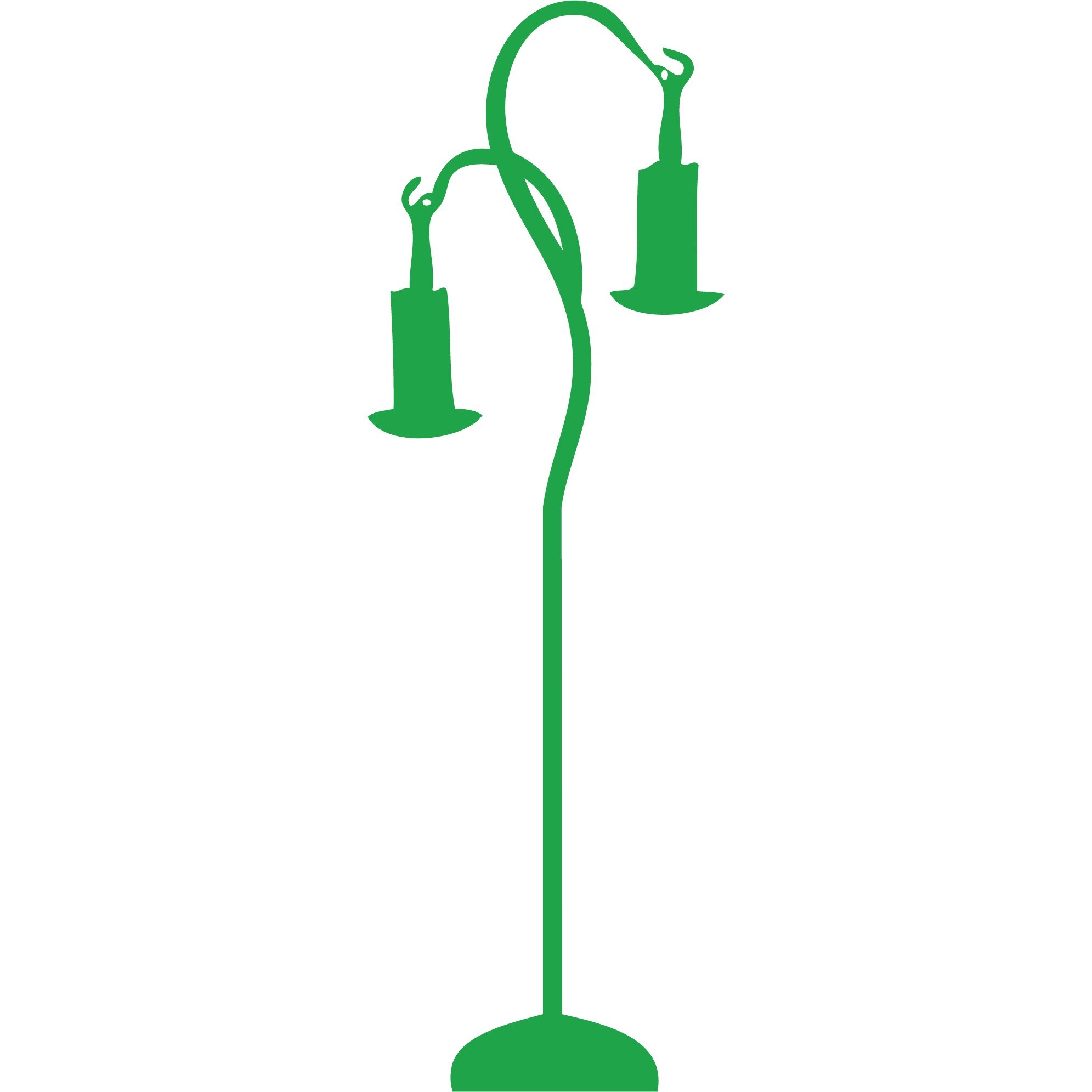 Lampa cu stil - Sticker Decorativ - Verde - 50 x 150 cm