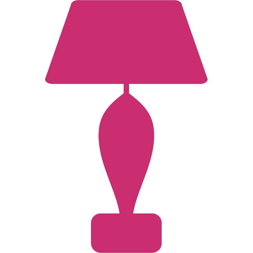 Lampa - Sticker Decorativ - Magenta - 85 x 133 cm