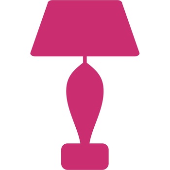 Lampa - Sticker Decorativ - Magenta - 85 x 133 cm Lampa - Sticker Decorativ - Magenta - 85 x 133 cm