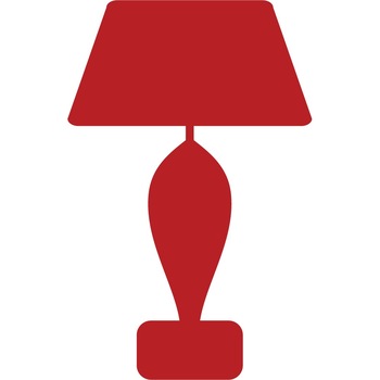 Lampa - Sticker Decorativ - Rosu Cardinal - 64 x 100 cm Lampa - Sticker Decorativ - Rosu Cardinal - 64 x 100 cm