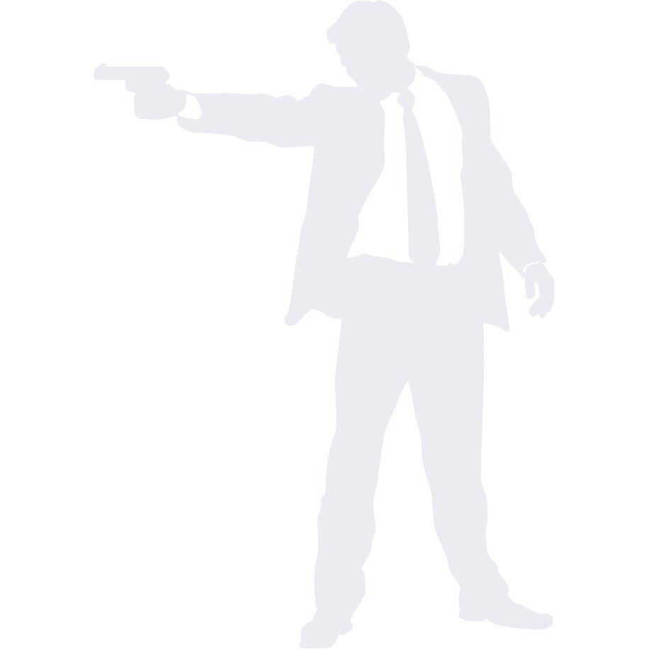 Asasinul - Sticker Decorativ - Alb polar - 83 x 117 cm