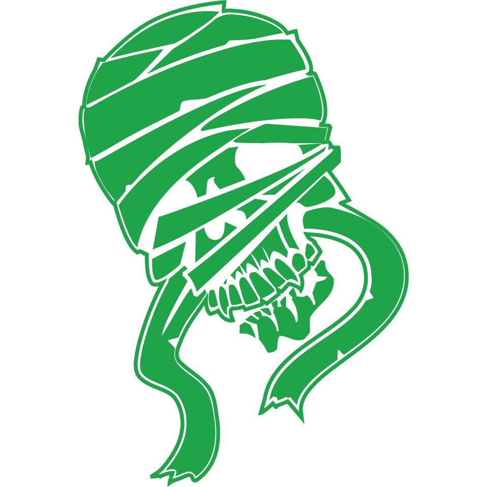 Mumia - Sticker Decorativ - Verde - 75 x 111 cm