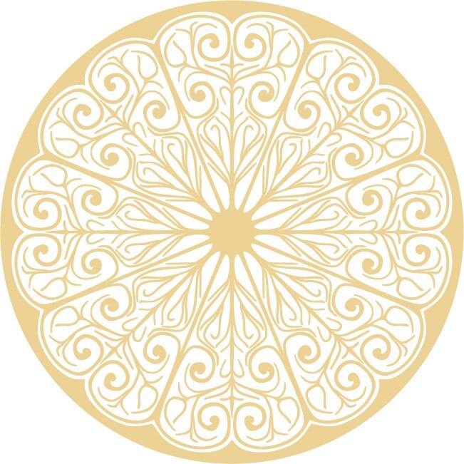 Simbol celtic - Sticker Decorativ - Bej - 83 x 83 cm