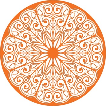 Simbol celtic - Sticker Decorativ - Portocaliu - 83 x 83 cm Simbol celtic - Sticker Decorativ - Portocaliu - 83 x 83 cm