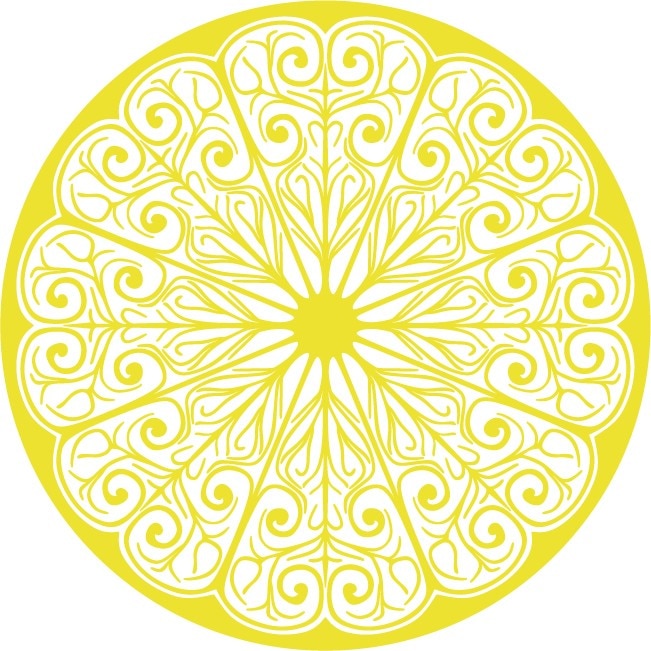 Simbol celtic - Sticker Decorativ - Lemon - 83 x 83 cm