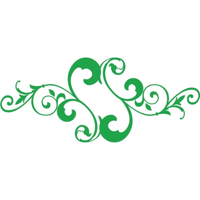 Elementul arhitecturii - Sticker Decorativ - Verde - 180 x 76 cm