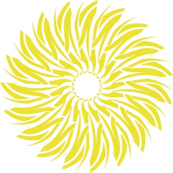 Floarea din soare - Sticker Decorativ - Lemon - 83 x 83 cm Floarea din soare - Sticker Decorativ - Lemon - 83 x 83 cm