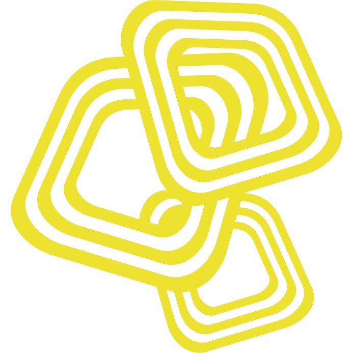 Patratele abstracte - Sticker Decorativ - Lemon - 83 x 88 cm