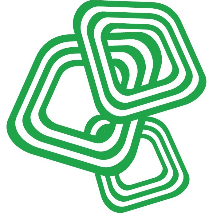 Patratele abstracte - Sticker Decorativ - Verde - 83 x 88 cm