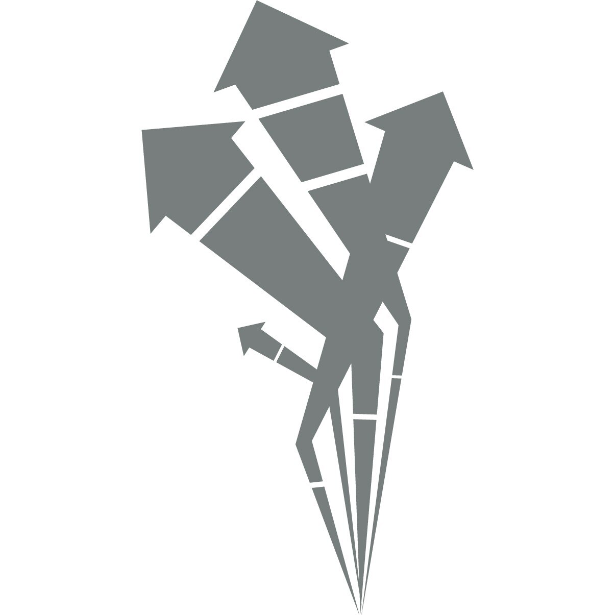 Artificiile - Sticker Decorativ - Gri Metal - 75 x 139 cm