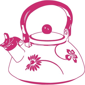 Ceainicul - Sticker Decorativ - Magenta - 83 x 90 cm Ceainicul - Sticker Decorativ - Magenta - 83 x 90 cm