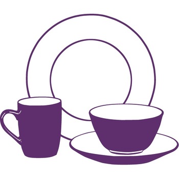 Ceasca si cana - Sticker Decorativ - Indigo - 98 x 83 cm Ceasca si cana - Sticker Decorativ - Indigo - 98 x 83 cm