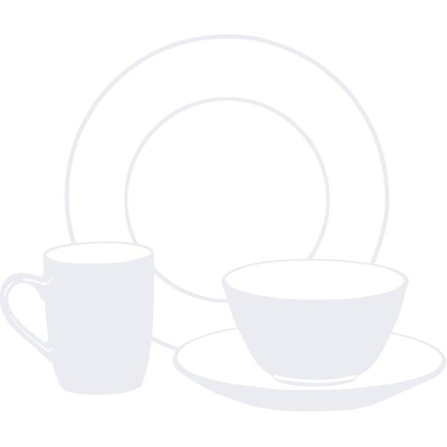 Ceasca si cana - Sticker Decorativ - Alb polar - 98 x 83 cm