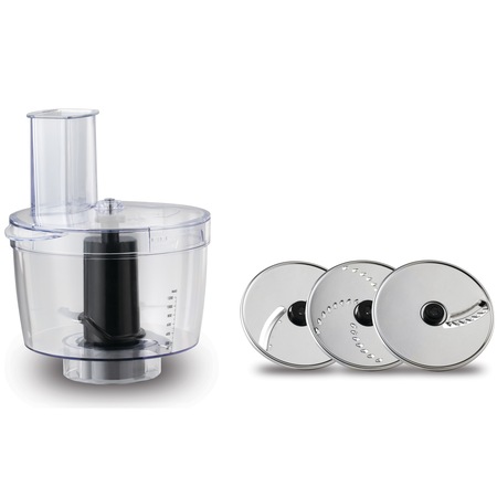 Robot de bucatarie Tefal Masterchef Grande QB813D38, 1500 W, 8 viteze, Bol 6.7 l, 6 accesorii, Argintiu