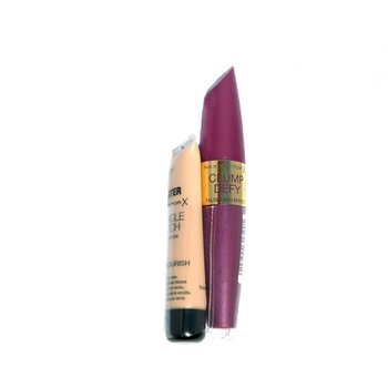 Mascara Max Factor Clump Defy, Negru si tester fond de ten Max Factor Miracle Match, Natural Mascara Max Factor Clump Defy, Negru si tester fond de ten Max Factor Miracle Match, Natural